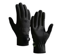 qixeuoa Gants de moto chauds pour hommes - Moufles chaudes et coupe-vent, gants thermiques imperméables et coupe-vent - Pour temps froid - Pour le ski en plein air, la moto, le cyclisme, la randonnée