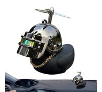 qixeuoa Klaxon de canard pour guidon de moto, 8,7 x 5,5 x 5,8 cm, amplificateur de conduite fantaisiste, silicone souple et lisse, décoration de tableau de bord, pour vélos, véhicules électriques