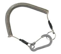 qixeuoa Longe de pêche enroulée, lanière enroulée | Corde à Outils rétractable pour Kayak | Corde de pêche, lanière Robuste Anti-Perte pour équipement de, Accessoires de