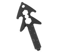 qixeuoa Outil multifonction d'extérieur - Décapsuleur 8 en 1 - Tournevis multifonction - Outil pratique et stable - Équipement de survie pour homme et femme