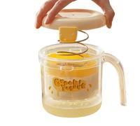 qixeuoa Passoire À Yaourt Avec Couvercle | Filtre-Séparateur pour Yaourt avec Sachets à Maille Fine | Accessoire Culinaire Pour Préparation De Caillé Maison - Adolescents Adultes Famille