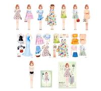 qixeuoa Poupées en pour filles, de rôle pédagogique