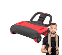 qixeuoa Rouleau pour abdominaux, appareil d'entraînement auto-enroulable | Support du coude pour l'entraînement des muscles abdominaux - Pour les femmes, pour la maison, les voyages, les fêtes, pour