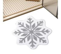qixeuoa Tapis de Noël antidérapant - Décoration de saison - Tapis de bain | Paillasson d'entrée pour propriétaires de maisons, locataires, bureau, dortoir, appartement, salon, 80 x 80 cm [imitation