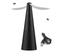 qixeuoa Ventilateur À Mouches Tables,Ventilateur Anti-Mouche, Pliable Contre Mouches,Rechargeable,Portable,pour Terrasses,Restaurants,Extérieur,Pique-Nique,Barbecue