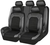 QiXia Auto Ensembles Housses Siège pour Renault Grand Scenic IV (R9) 2016-2025, Imperméable Et Respirant Amovible et Lavable Auto Accessoires Interieur,Grey