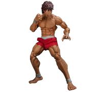 Qixiaan Hanma Baki Figurine avec accessoires - Figurine d'action Hanma Baki - Décoration de Noël - Cadeau pour les fans - 17 cm