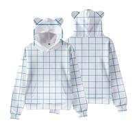 Qixiaan Rumi Sweat à capuche Mommy-and-me Tenues Jinu Abby Cosplay Sweat-shirt à manches longues Anime Movie Pullover Hoodies Top pour Unisexe, Jinu, 150