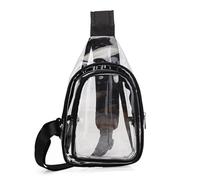 Qixiaan Sac à bandoulière transparent Anime Seishiro Nagi Reo Mikage Anime Cosplay Sac à main transparent pour homme et femme Michel Caesar Anime Bandoulière avec sangle réglable, Noir , 17x7x31CM