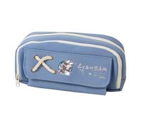 Qixiaan Wei Wu Xian Trousse à crayons LAN Wang Ji Anime Boîte à stylos en tissu Oxford Trousse à crayons Papeterie Cosmétique Rangement Maquillage Organisateur Cadeau, Type 4, 20.5x11cm, Trousse à
