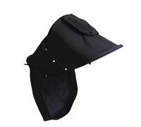 QIXIAMO Pare-soleil pour poussette de bébé - Pare-soleil pour poussettes - Pare-soleil - Housse de protection contre la pluie - Noir