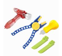 QIXINDGYH Lot de 4 petits outils de brique de construction pour micro blocs, kit d'aide au montage et au démontage avec pince extracteur de broches, séparateur de brique, marteau, pince à épiler et