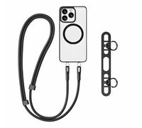 Qixuer Chaine Tlephone Portable, Cordon Telephone with Metal Pad, Mobile Phone Lanyard Adjustable For Smartphones, For Outdoor, Travelling