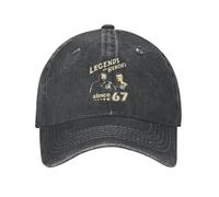 QIYAEUA Bud Spencer Legends Hero Since 67 Casquette de Baseball en Coton Vieilli Terence Hill Snapback Cap Outdoor Adjustable Fit Caps Chapeau Cadeau