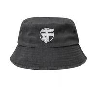 QIYAEUA Fonky Family Cowboy Chapeau de pêcheur en Denim avec Impression