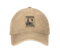 QIYAEUA Retro Bud Spencer Terence Hill Wanted Lo Chimavano Trinity Casquette de Baseball pour Hommes en détresse Denim Snapback Chapeau Casquettes d’extérieur Chapeau Cadeau