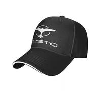 QIYAEUA Tiesto DJ Logo 3424 Homme Casquette Homme Casquette pour Hommes Casquettes pour Hommes Casquette Expédition Homme Chapeau Casquette Baseball Cadeau