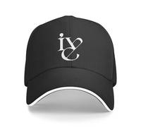 QIYAEUA Unisexe 2024 Casquette de Baseball Ive Kpop Idol Fans pour Hommes Femmes Trucker Chapeaux Casual Headwear Réglable