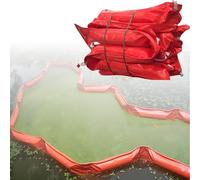 QIYFOZ Barrage Flottant Industriel de Confinement des hydrocarbures - Longue durée de Vie, flottaison Stable, Installation Facile pour la maîtrise des déversements