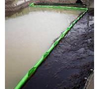 QIYFOZ Barrière d'interception Professionnelle pour la rétention des hydrocarbures en mer, barrière Flottante réutilisable en PVC pour la Protection des Sources d'eau, des Plant