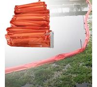 QIYFOZ Barrière Flottante Robuste en PVC pour Une flottaison Stable et Une visibilité optimale dans Le contrôle de la Pollution des rivières, des Lacs et des Points de rejet.
