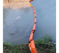 QIYFOZ Bouée Anti-Pollution Flottante en PVC, barrière de Confinement des déchets Solides pour la Lutte Contre Les déversements fluviaux et Marins, Recyclable pour Usage industr
