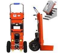 QIYFOZ Chariot de manutention électrique Monte-escaliers, Chariot Pliable Robuste d'une capacité de 300 kg (660 LB), 1200 W, idéal pour la logistique et Le déménagement de meubl