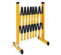 QIYFOZ Clôture de Circulation rétractable - Barrière métallique Extensible et barrière de sécurité Mobile en Fibre de Verre - Clôture Pliante extérieure pour garages, écoles et