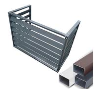 QIYFOZ Clôture de climatiseur en Aluminium, couvertures de climatiseur extérieur, Cadre extérieur de climatiseur, Couverture de climatiseur en Aluminium, clôture de confidentia