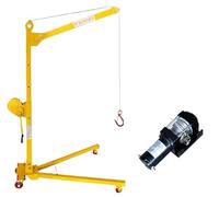 QIYFOZ Grue de Levage électrique Portable pour Usage Domestique et Automobile, Conception Pliable pour Un Rangement et Un Transport faciles