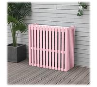 QIYFOZ Housse de Protection pour climatiseur extérieur en Bois, Cadre extérieur, Support d'affichage pour Plantes, écran de confidentialité décoratif, santé environnementale, ét