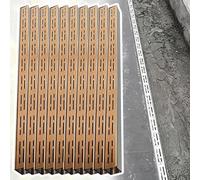 QIYFOZ Kit de caniveaux de Drainage Minces en Acier Inoxydable, système de tranchée à Profil Bas pour Les eaux pluviales, caniveau extérieur pour piétons, pour la Circulation, l