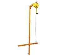 QIYFOZ Outil de Levage pour Installation de climatisation, Grue, treuil autobloquant + Support, Outil de Levage pour démontage en Haute Altitude (Couleur : Supports renforcés 5p