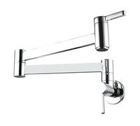 QIYFOZ Robinet de Cuisine élégant en Laiton Massif, Pliable et Extensible, à Double Articulation et Bras pivotant. Idéal pour Les Restaurants et la Maison. Conception pour Eau f