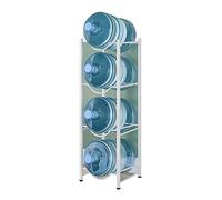 QIYFOZ Support de Rangement pour seaux, Organisateur de Rangement pour Bouteilles d'eau de 5 gallons, Support de Support de Carafe d'eau Robuste, Support de Seau à Double rangé