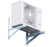 QIYFOZ Support Mural pour climatiseur Split, en Acier Inoxydable, pour systèmes de climatisation Split sans Conduit et Pompe à Chaleur 1,5/2/3 CV (Couleur : Blanc, Taille :