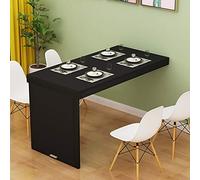 QIYFOZ Table d'appoint Murale Pliante à abattants, Table de Cuisine et de Salle à Manger Pliable, Bureau Mural pour Ordinateur, Table d'appoint multifonctionnelle à abattants (