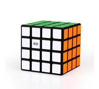 Qiyi 3x3x3 4x4x4 5x5x5 Cube magique professionnel autocollant noir Cube de vitesse Puzzle apprentissage Cubo Magico jouets pour enfants cadeaux pour enfants-4x4x4