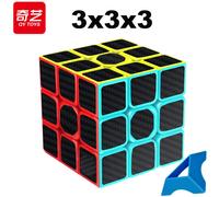 QiYi-Cube Magique avec Modules Miroir Pyraminx pour Enfant,Jouet Spécial et Professionnel,Puzzle de Vitesse,3x3,2x2,4x4,5x5,wb SQ1,3x3x3 - Type 3x3x3 sticker