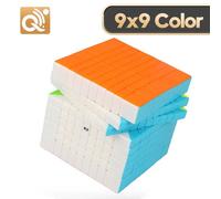 QIYI-Jouets éducatifs Warrior s cubo magico profismail.com qidi,modèle de vigne magique,2x2,3x3,4x4,5x5,6x6,7,8,9 - Type 9x9 Color