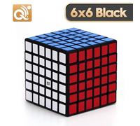 QIYI-Jouets éducatifs Warrior s cubo magico profismail.com qidi,modèle de vigne magique,2x2,3x3,4x4,5x5,6x6,7,8,9 - Type 6x6 Black