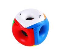 !!! QiYi Tori-Cube magique de vitesse sans autocollant,jouets professionnels Fidget,cube vide,puzzle creux,Ecube,3x3x3 - Type Stickerless