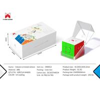 Qiyi X-Man Tornado V3 M Pioneer UV Magnetic Speed Cube,Sans Autocollant,XMD Tornado V3M Fidget Toys,Cubo Magico Puzzle - Type v3m Pioneer UV #B