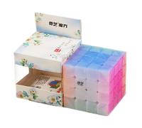 Qiyi Yuan-Cube Magique De Vitesse Pour Enfants,4 Couches,Jouet De Puzzle Professionnel,Cadeau Pour Enfants,S,4x4,V2,V3,4x4x4 - Type Clear