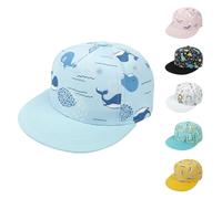QIYIENDIAN Casquette de Baseball pour Enfants Capuchons Ajustables Chapeau Protection Solaire bébé Filles Garçons Dinosaure(Whale1-2Y)