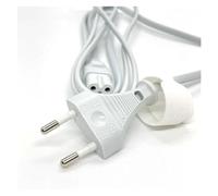 QiyilE Câble d'alimentation for Station d'accueil, Câble De Chargement avec Prise UE, Compatible avec Dreame D9, F9, L10 Pro, Z10 Pro. Cordon d'alimentation for Aspirateur Robot (Color : White)