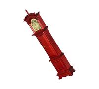 QIYUDUOLA Maisons de poupées miniatures nostalgiques grand-père horloge ornement pour collectionneurs d'art maisons de poupée meubles accessoires