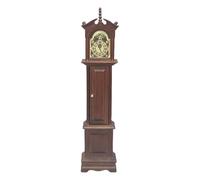 QIYUDUOLA Maisons de poupées miniatures nostalgiques grand-père horloge ornement pour collectionneurs d'art maisons de poupée meubles accessoires