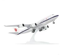 QIYUMOKE 1/240 Air China 747 Modèle d'avion Boeing 747 avec support (longueur 12 pouces) Kit de modélisme préfabriqué pour adultes - Cadeaux créatifs du monde de l'aviation