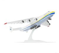 QIYUMOKE 1：280 AN-225 Kit modèle d'avion Antonov 225 Mriya Modèle | d'avion cargo avec support Classique militaire de bureau pour adultes Souvenirs aériens, cadeau pour hommes (30 cm L)